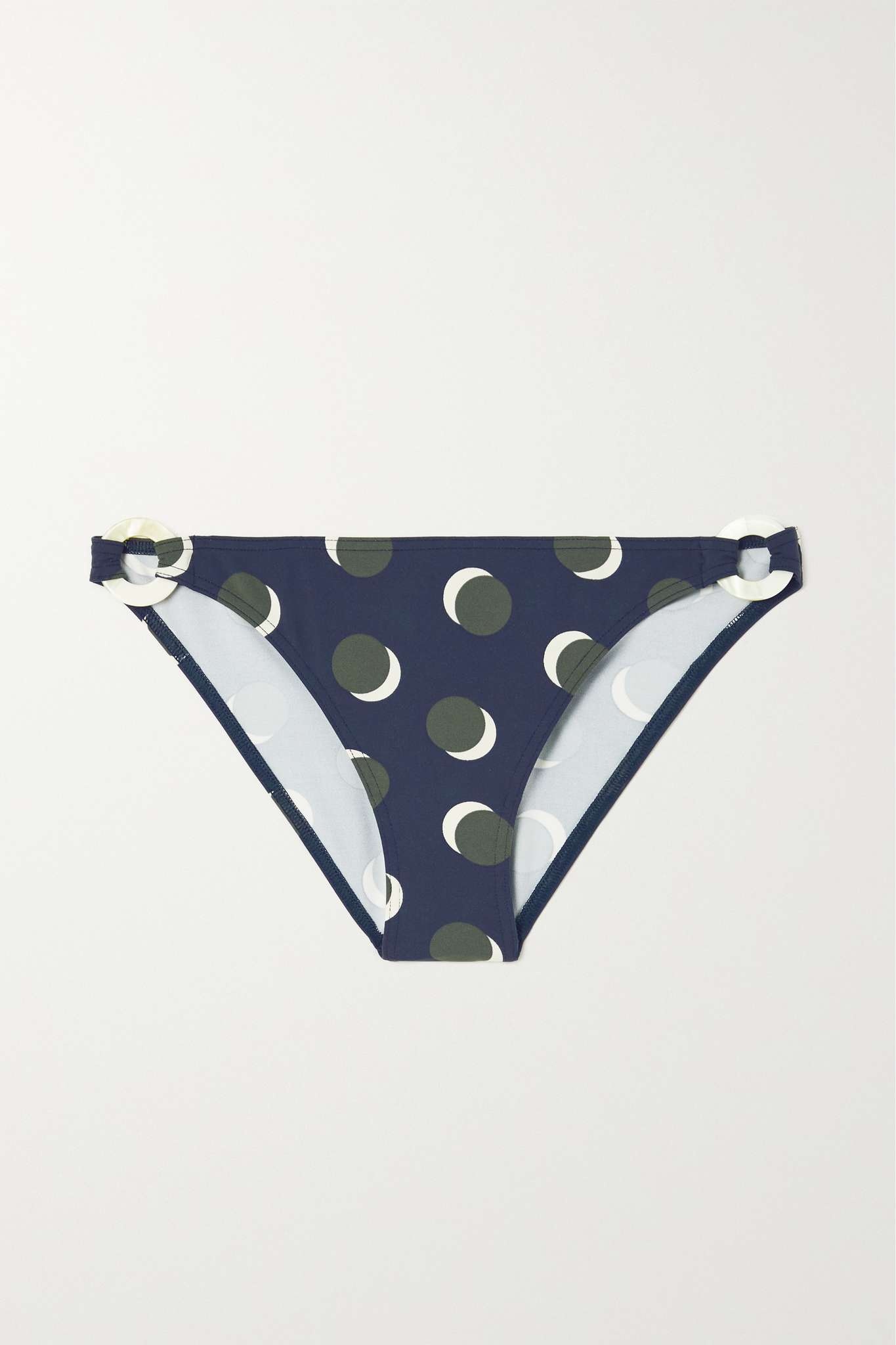 Brume Lune printed bikini briefs - 1