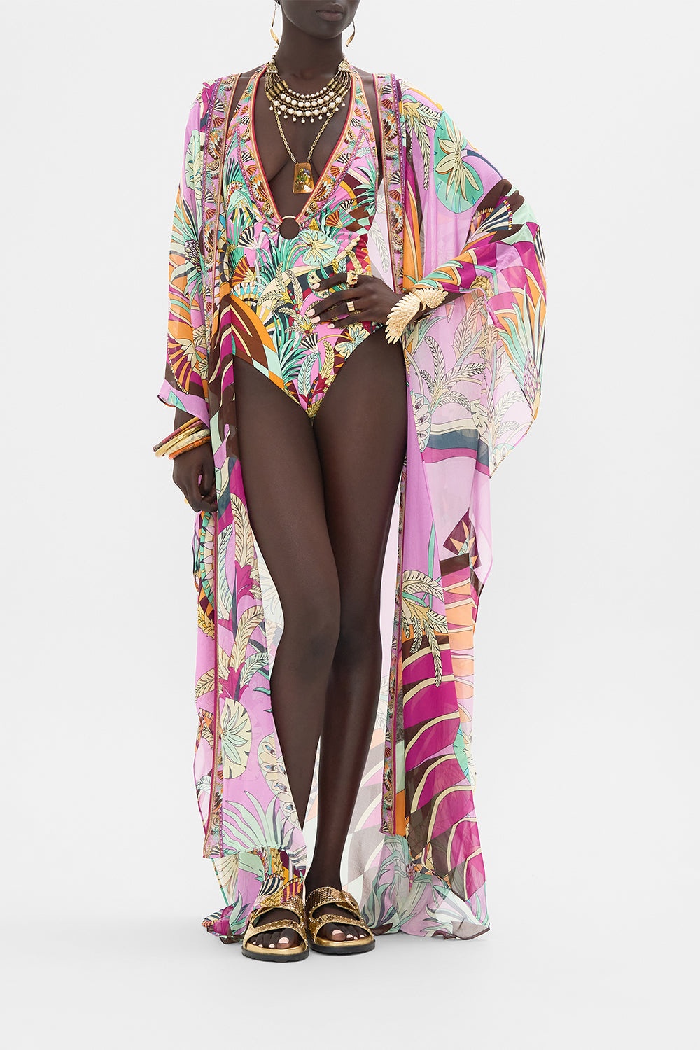 RING DETAIL PLUNGE V ONE PIECE - 6