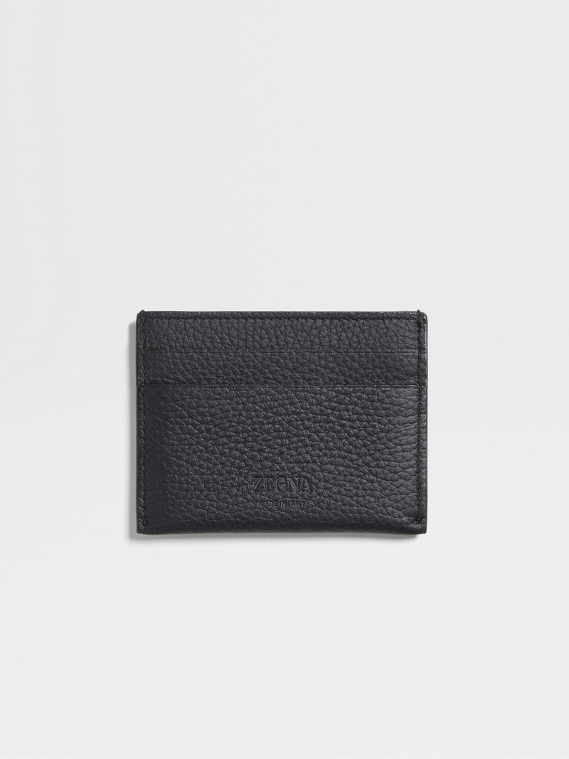 BLACK DEERSKIN CARD CASE 3