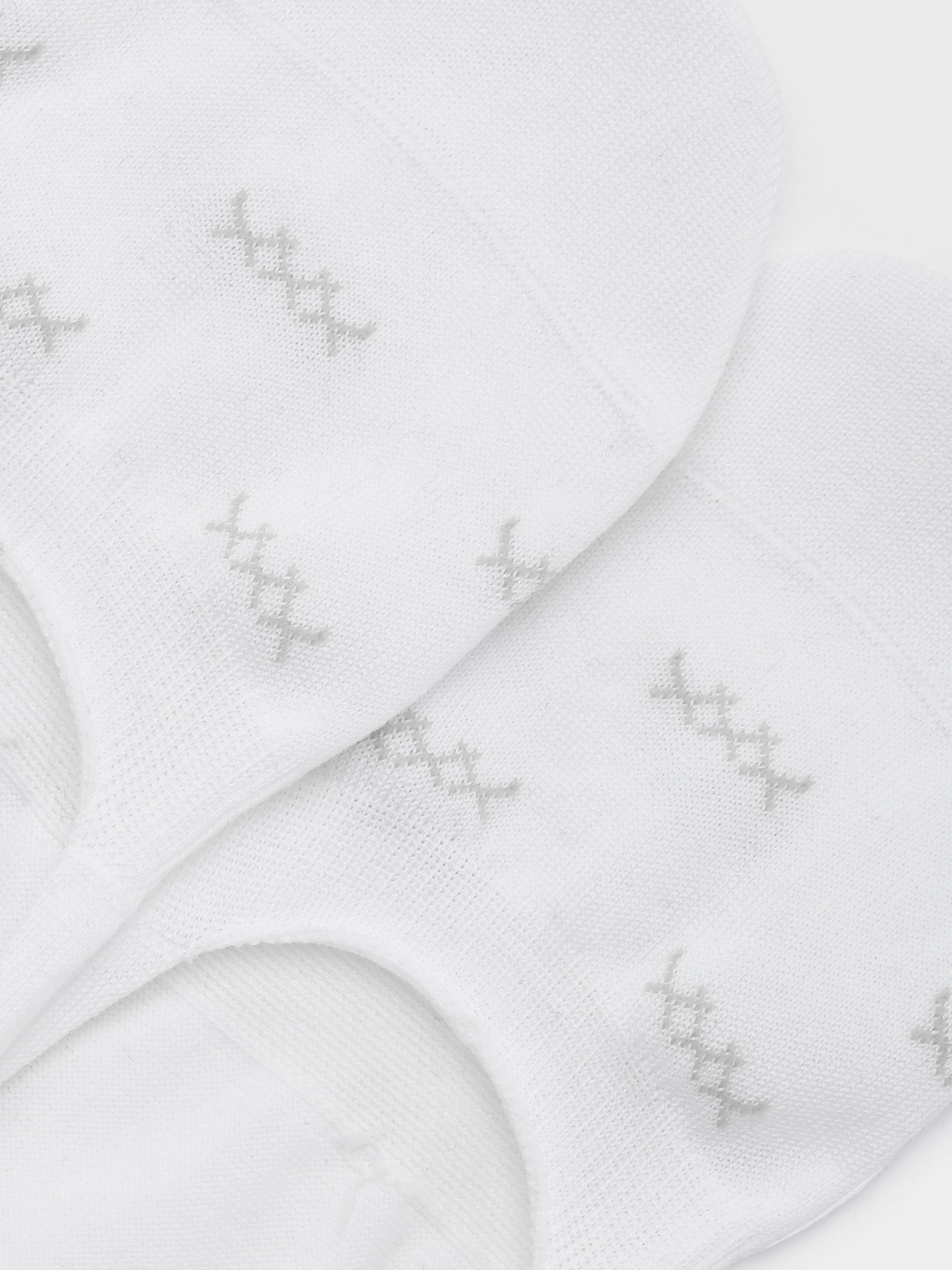 WHITE COTTON BLEND SOCKS - 2