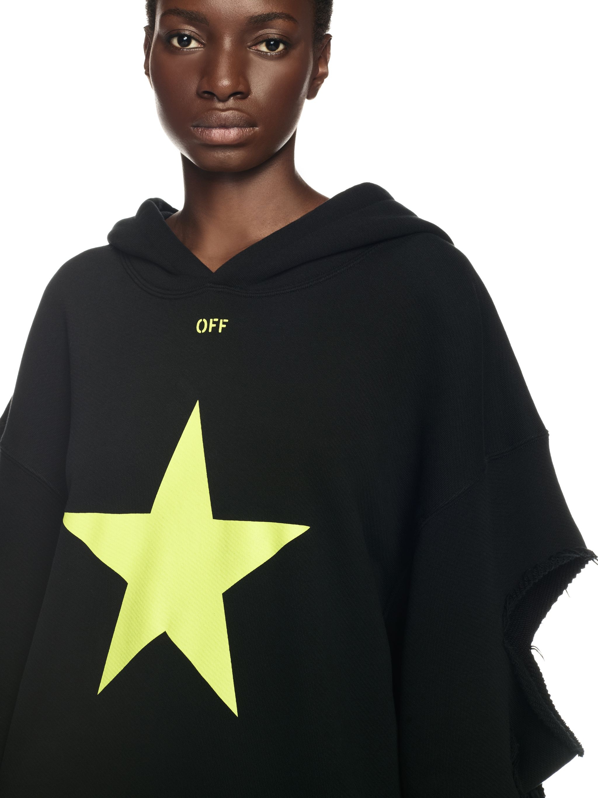 Black Star Undercut Hoodie - 5