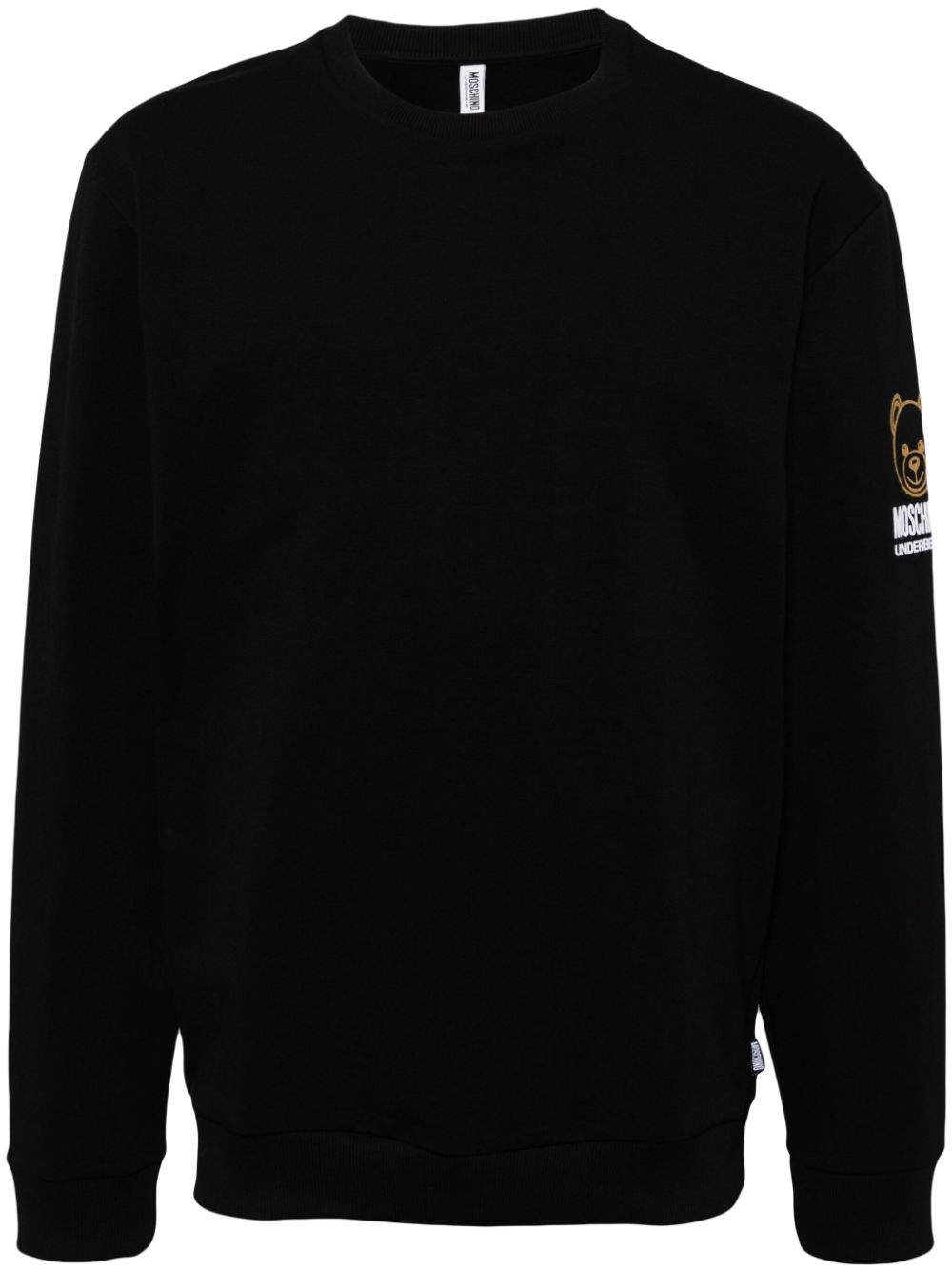 crew neck long sleeve sweatshirt - 1