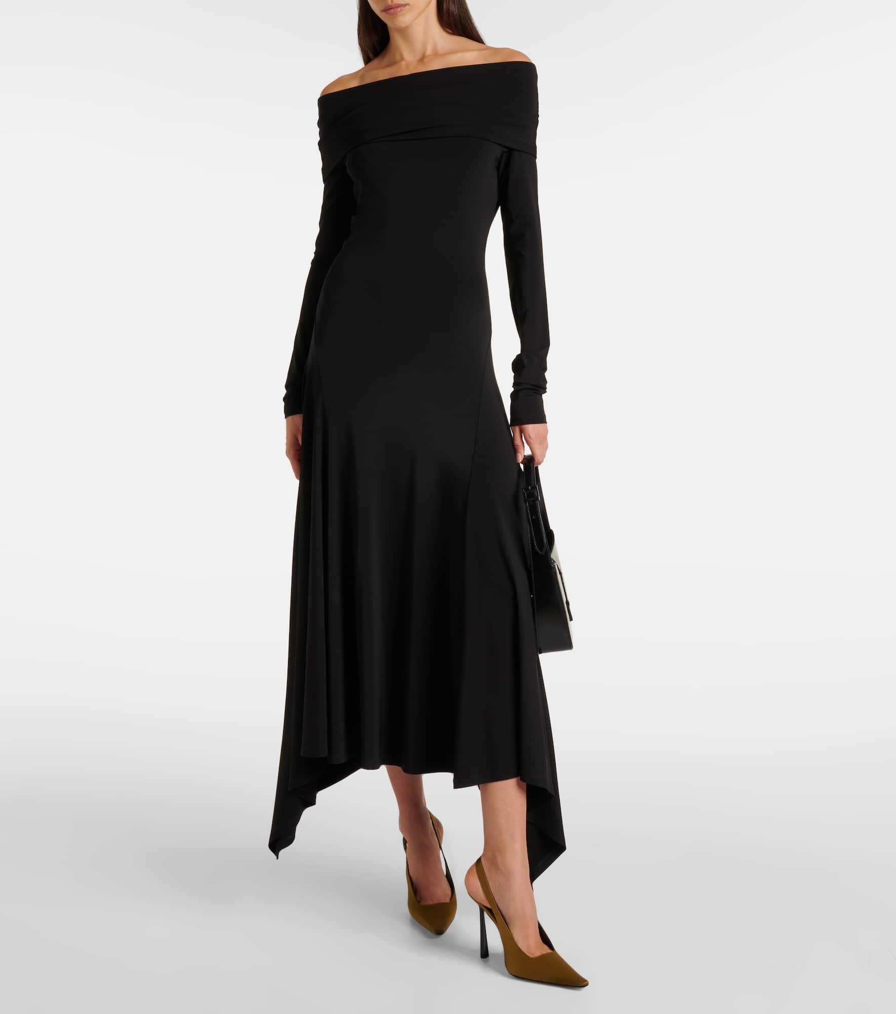 Gerla off-shoulder jersey maxi dress - 2