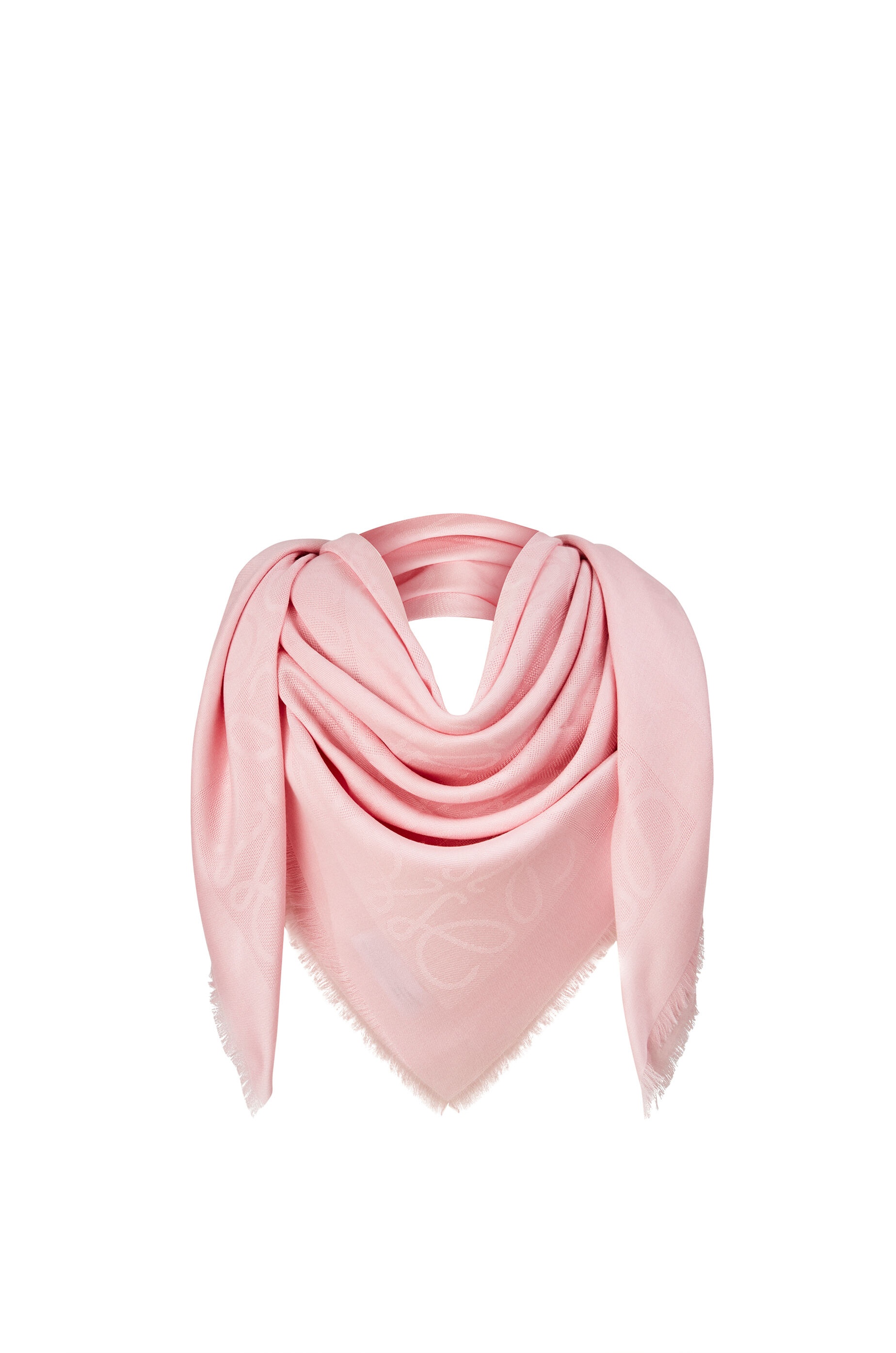 Damero scarf in wool, silk and cashmere - 1