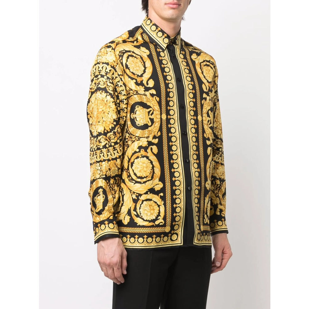 Versace Black Shirts Men - 3