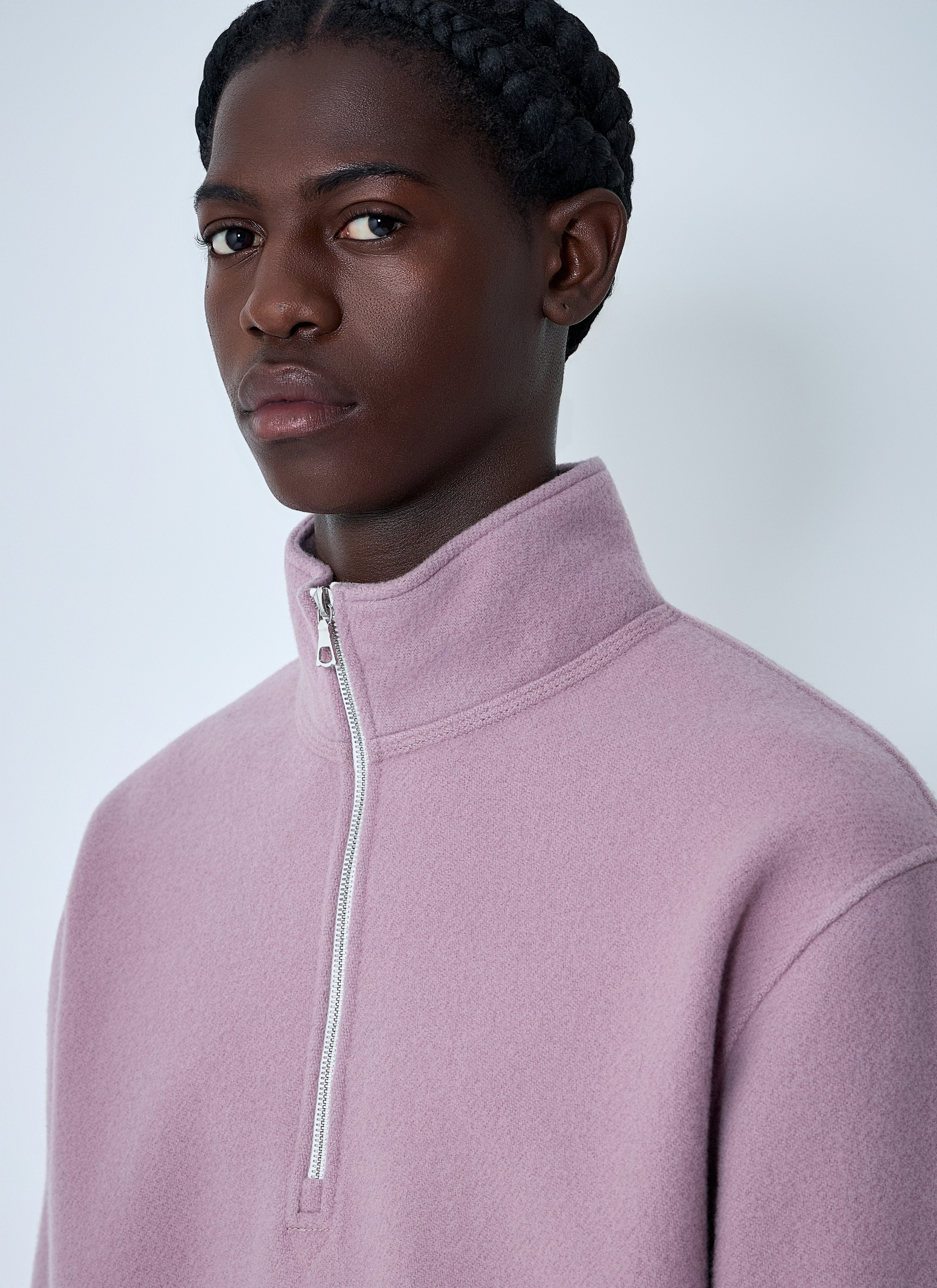 Rier Men Zip-Up Fleece Sweatshirt - 5