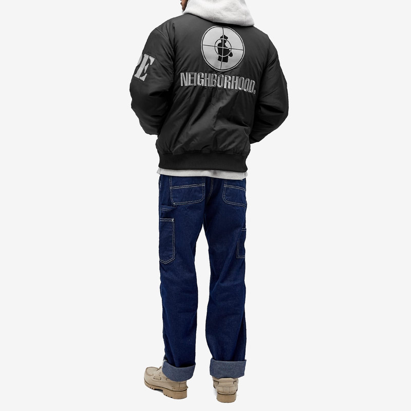 NEIGHBORHOOD Neighborhood x Public Enemy Varsity Jacket outlook