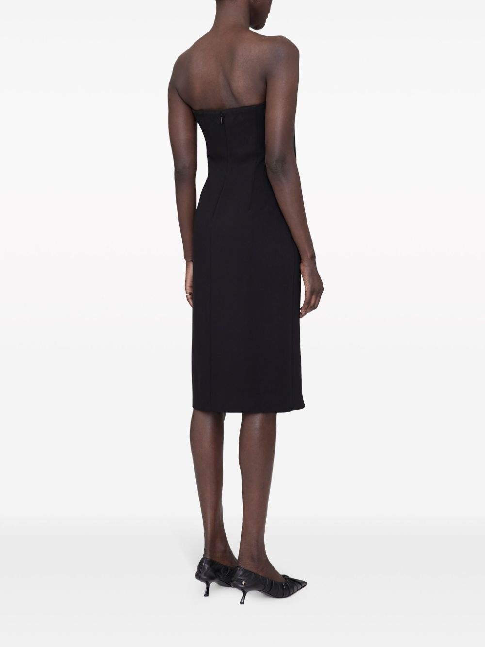 Halle draped midi dress - 3