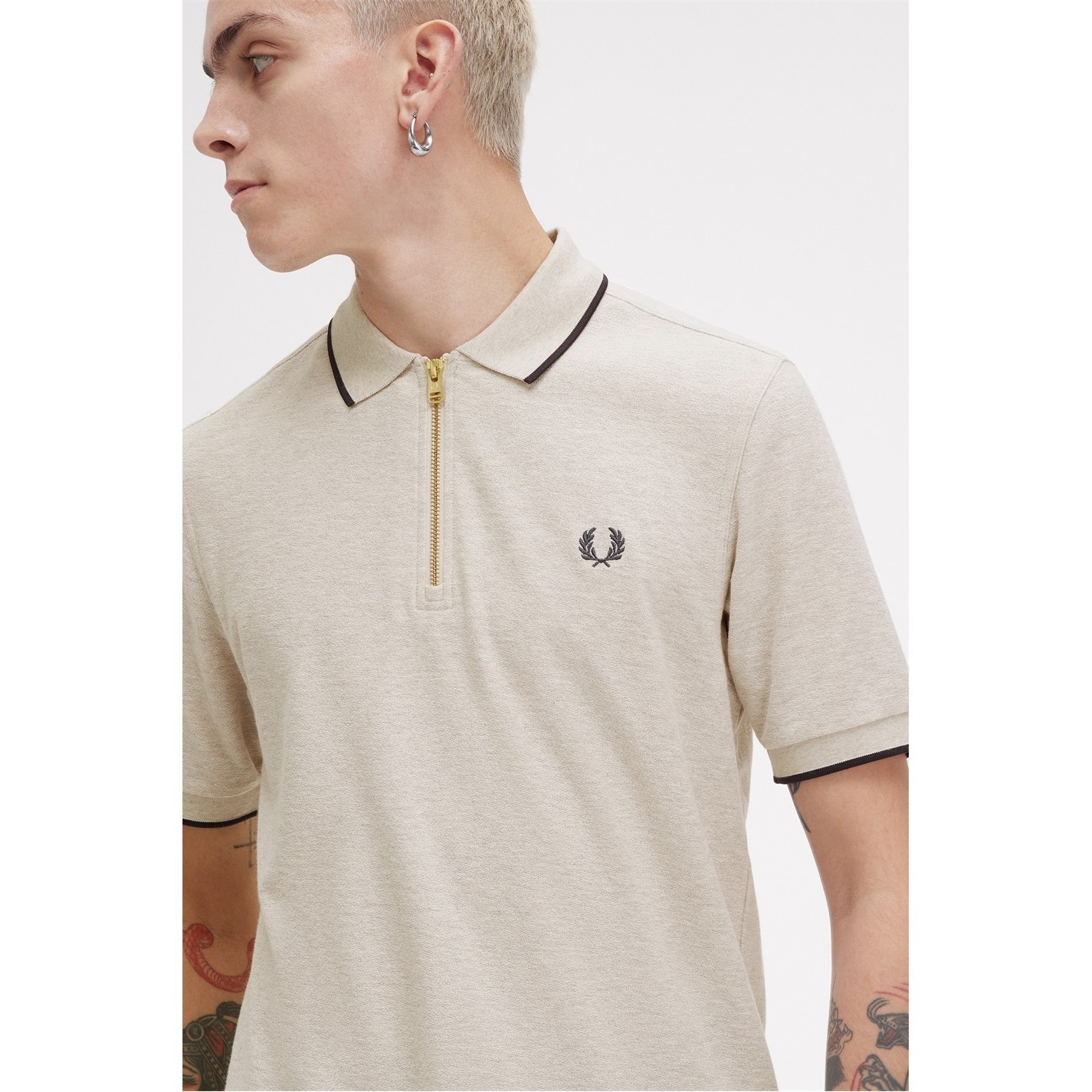 FRED CREPE ZIP POLO SN43 - 4