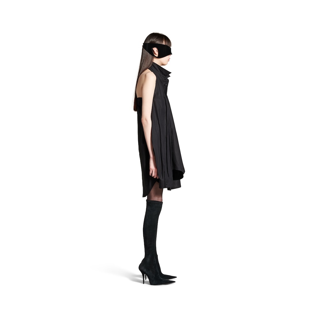 ワンピース Balenciaga Suspended Poplin Shirt Dress Balenciaga Suspended Poplin Shirtdress - Bergdorf Goodman