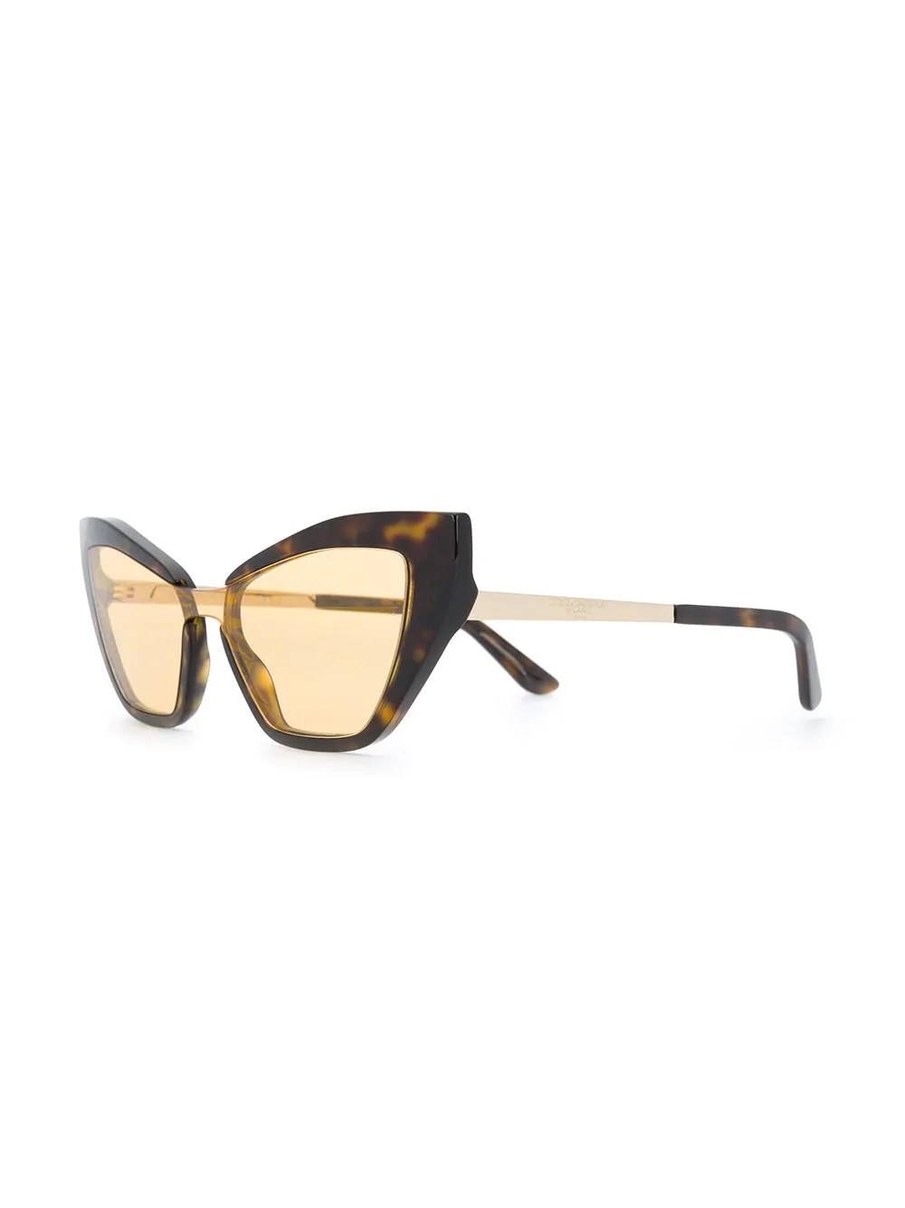 tortoiseshell cat eye sunglasses - 2