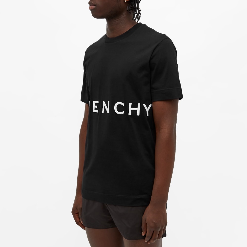 Givenchy Embroidered Logo Slim Fit Tee - 4