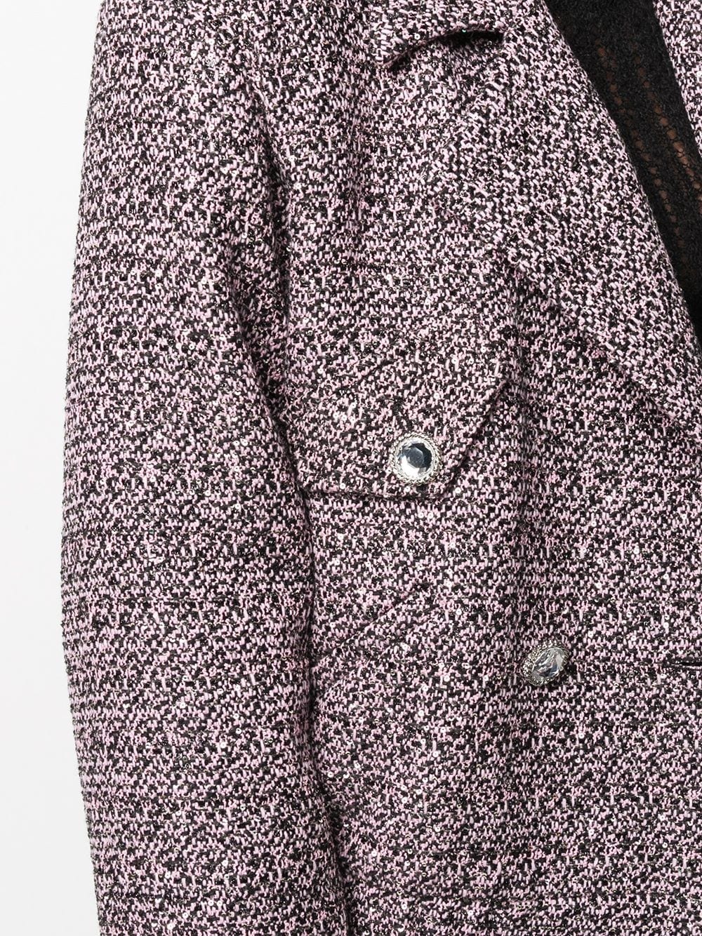 tweed biker jacket - 5