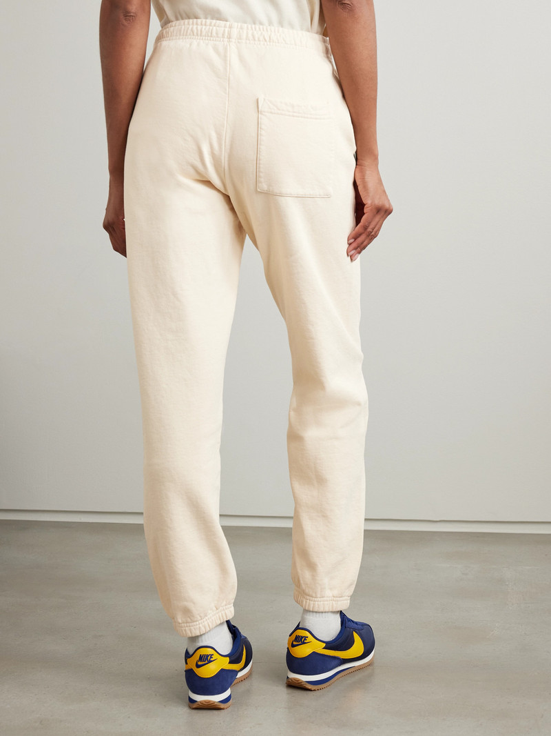 Riding Club Printed Cotton-jersey Tapered Sweatpants 3