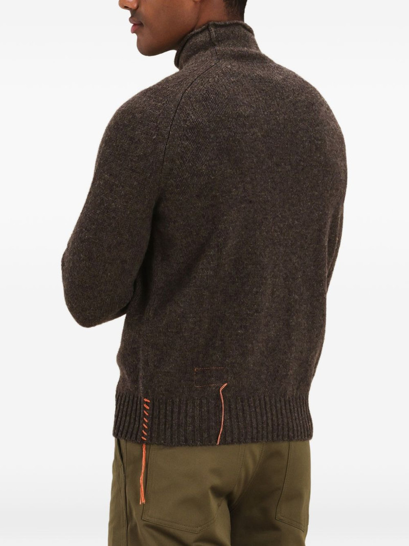 roll neck stitch sweater 4