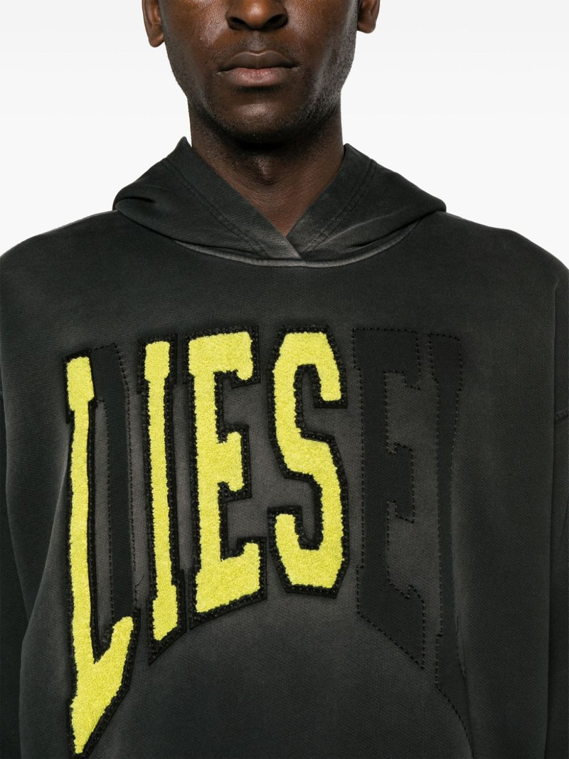 S-Boxt flocked-logo hoodie 5