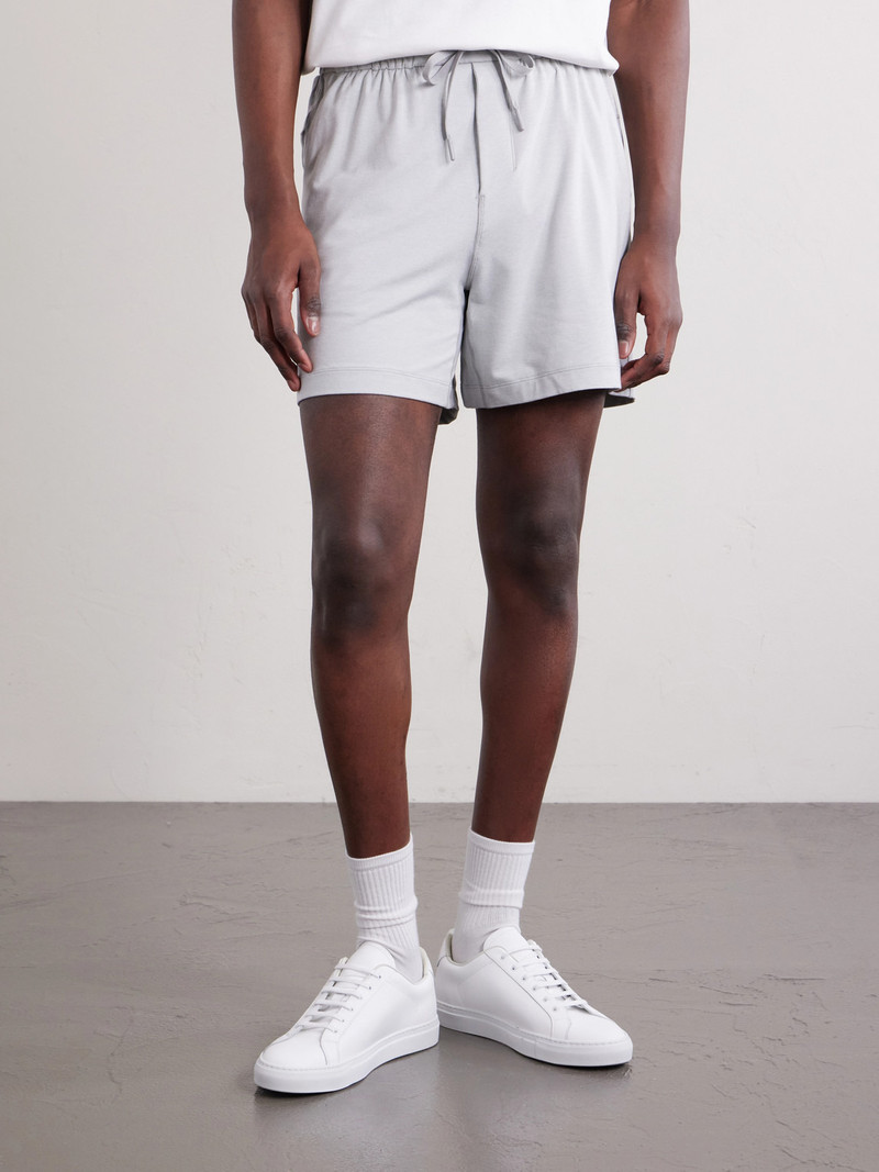 Straight-Leg Stretch Recycled-Jersey Shorts 3
