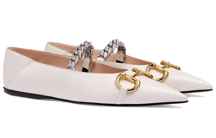 (WMNS) Gucci Shoe White 621161-1RH00-9050 - 2