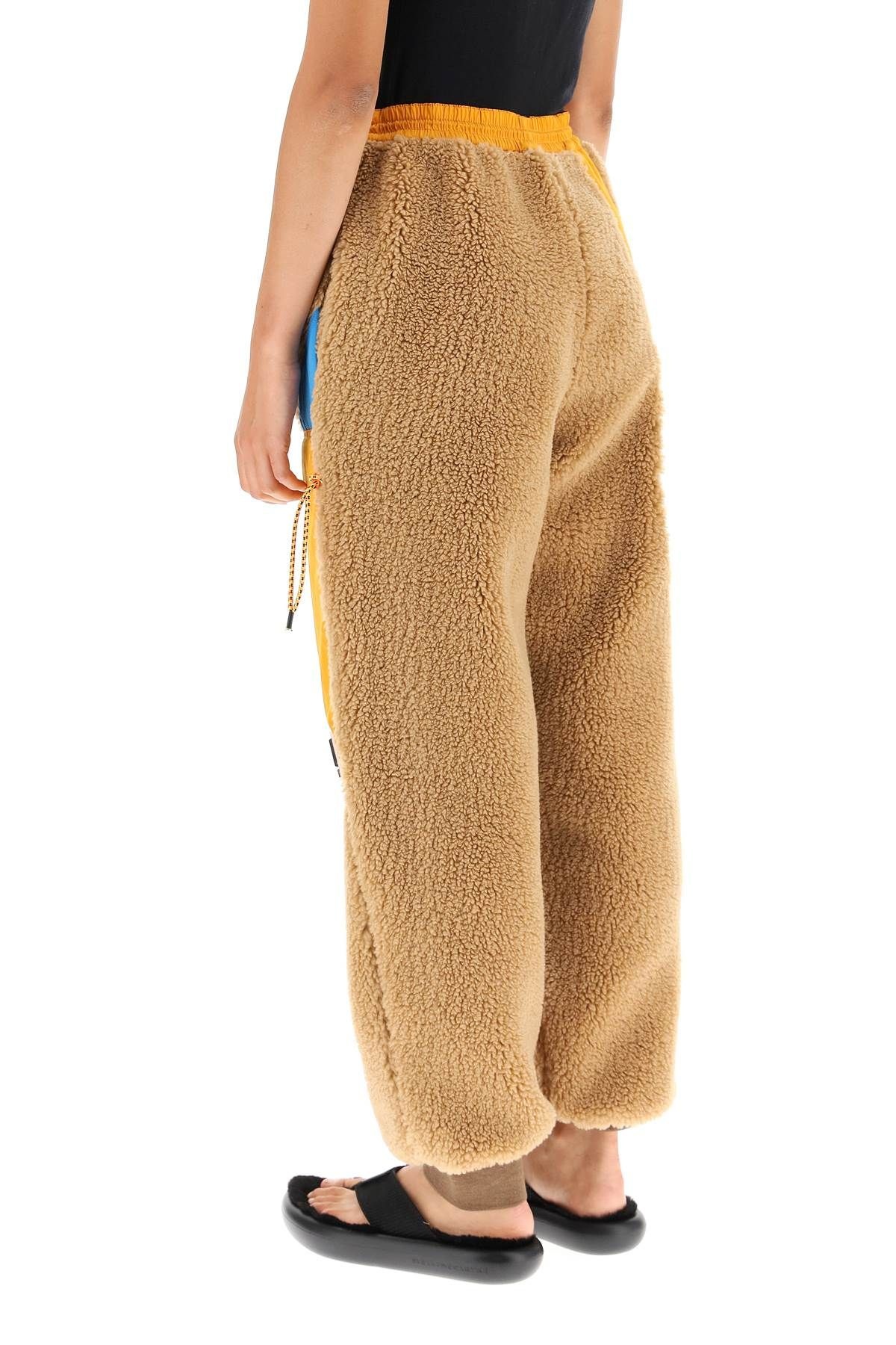 KARA CARGO TROUSERS IN TEDDY MAT - 4