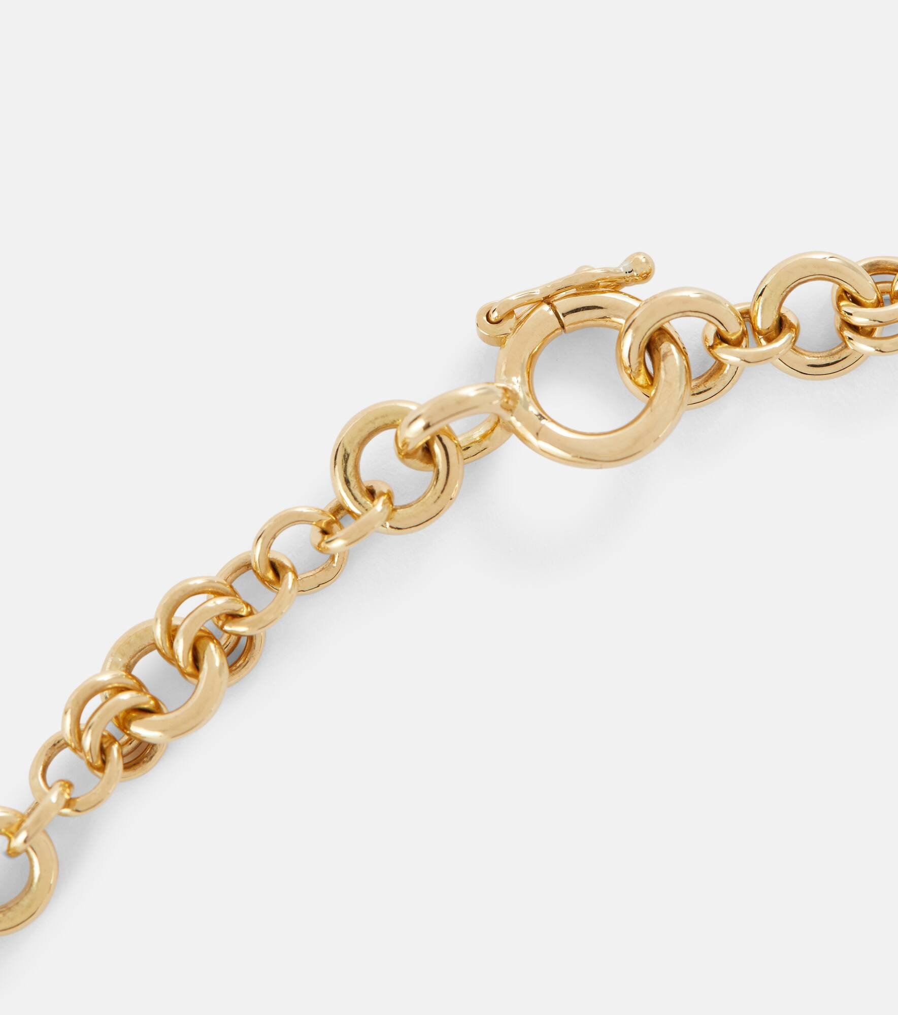 Helio 18kt yellow gold chain necklace - 4