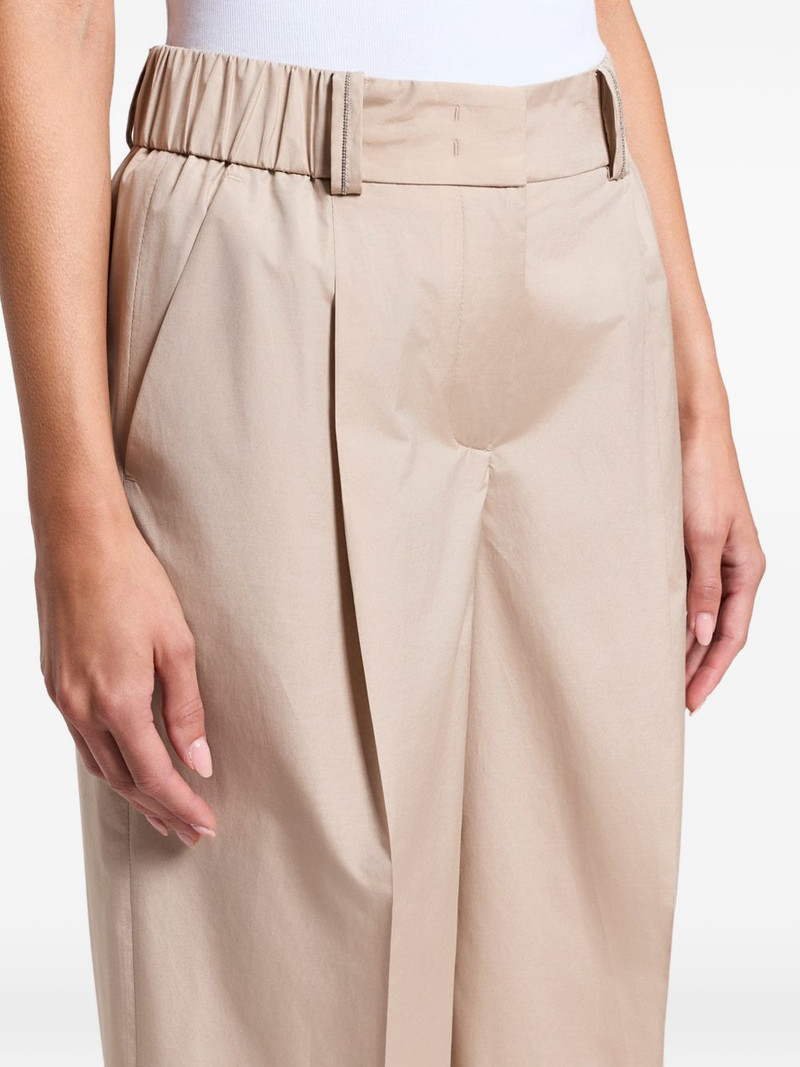 pleated wide-leg trousers 4