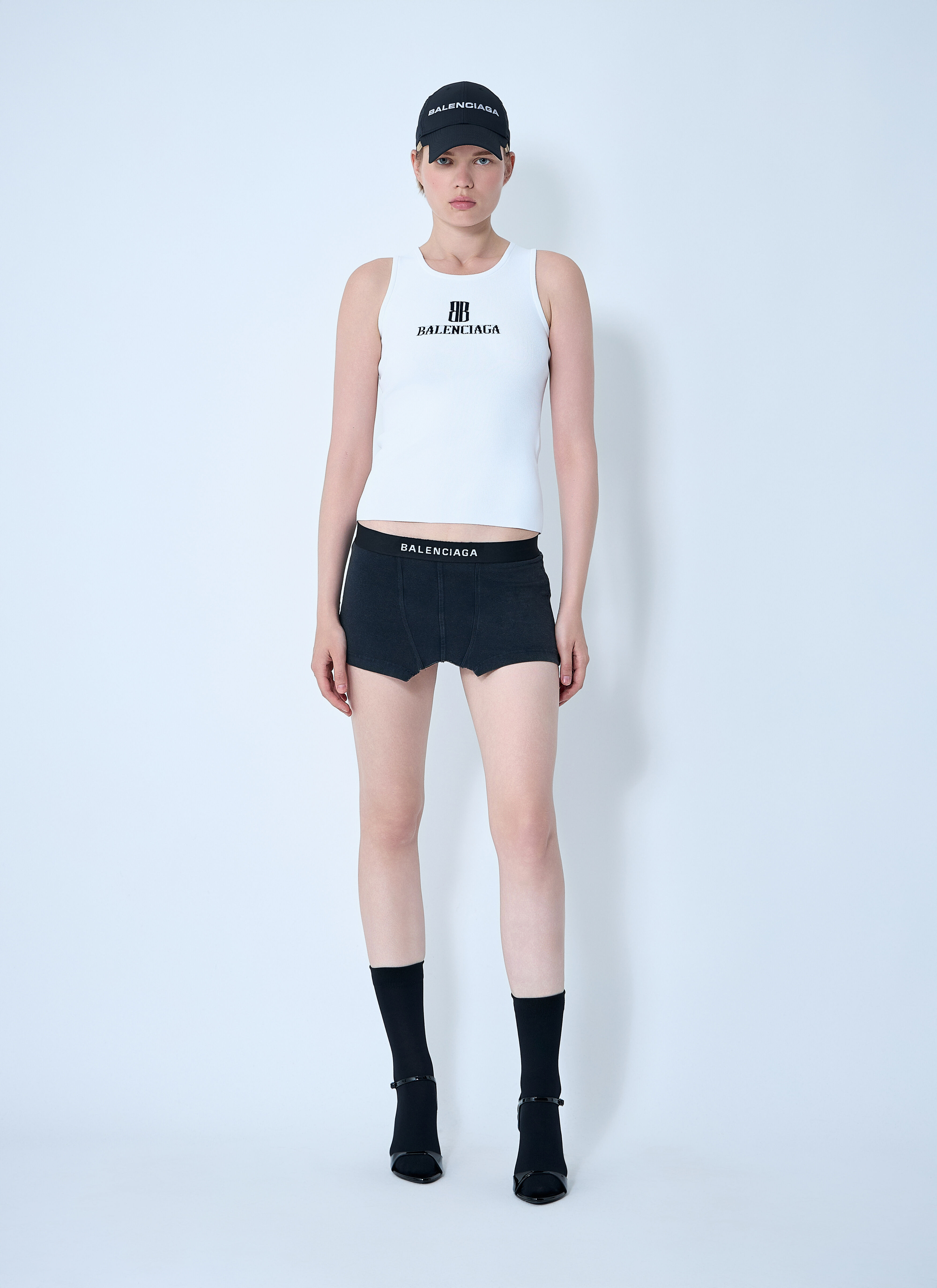 Cut-Off Brief Mini Skirt - 2