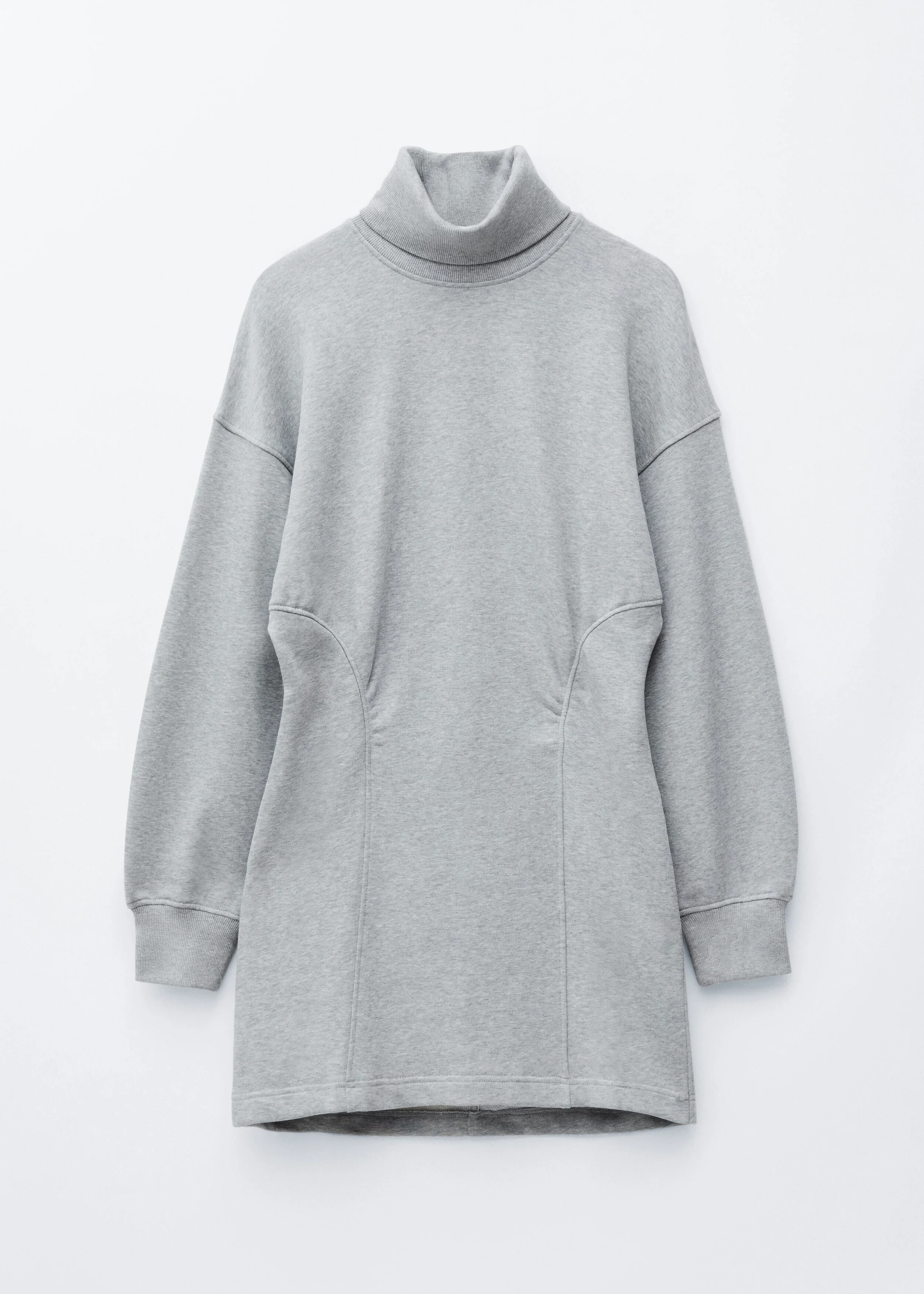 Turtleneck Jersey Mini Dress - 1