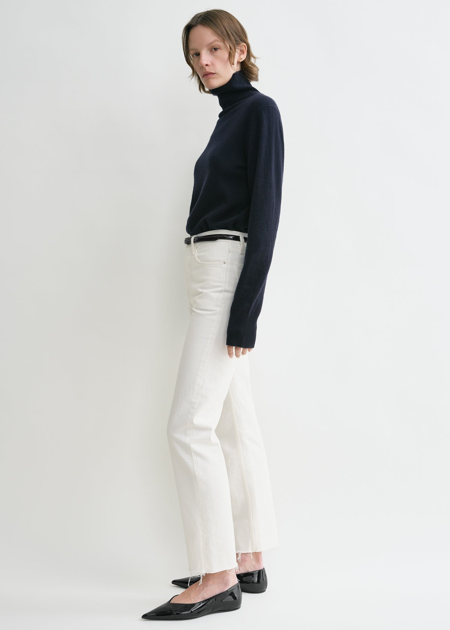Classic cut denim off-white - 3