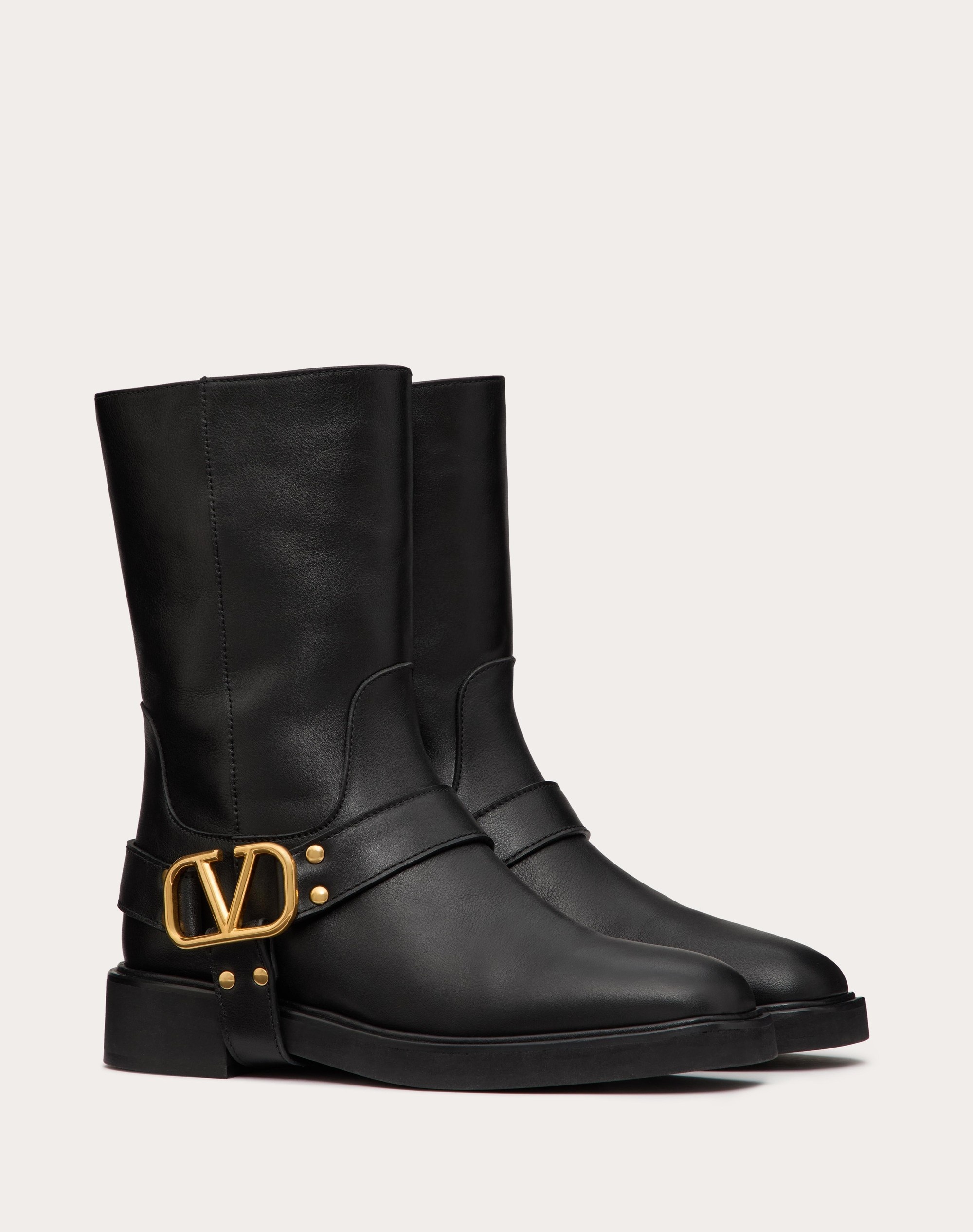 VLOGO SIGNATURE CALFSKIN ANKLE BOOT 30MM - 2
