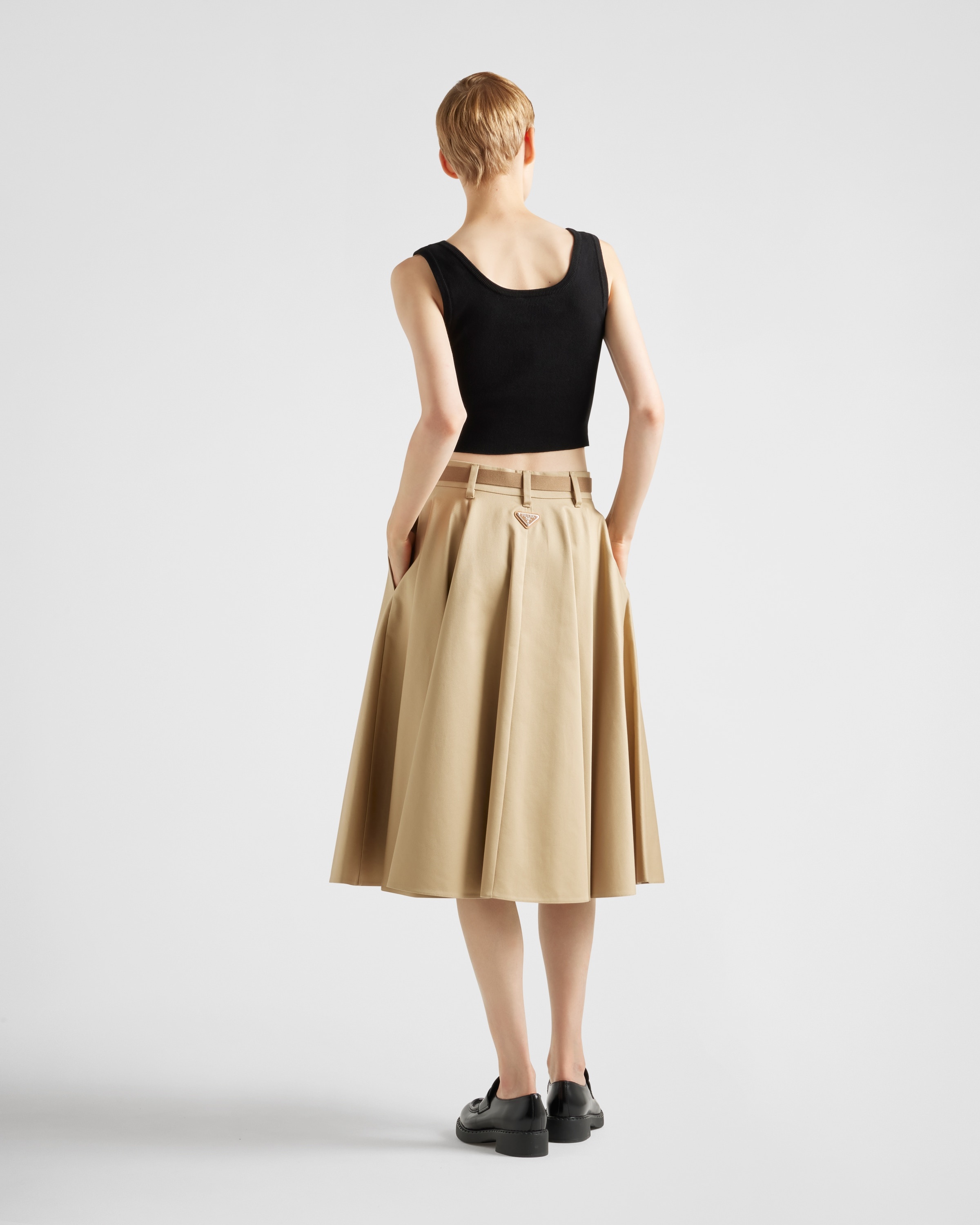 Chino midi-skirt - 5