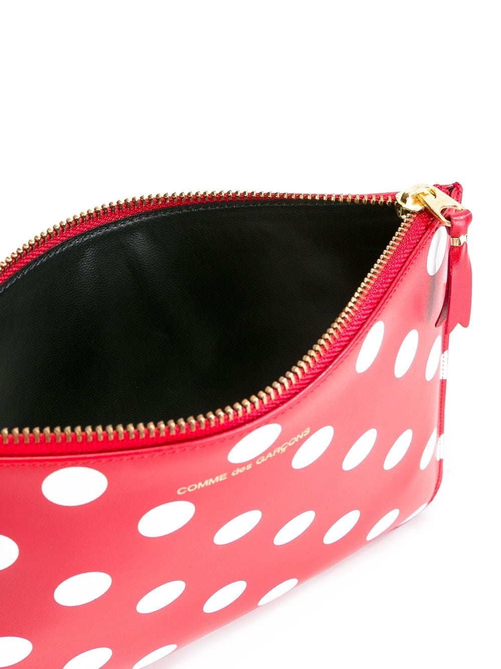 polka dot zipped clutch - 5