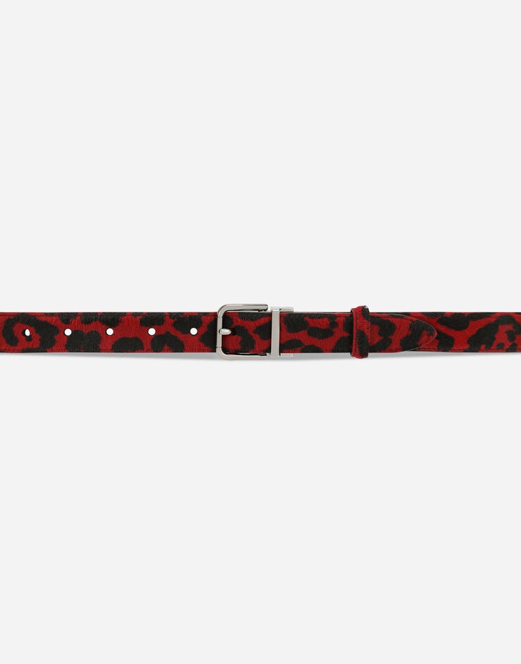 Leopard-print pony belt - 3