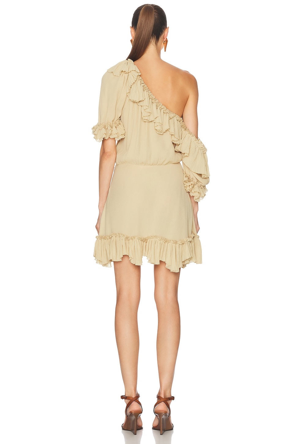 One Shoulder Mini Dress - 5