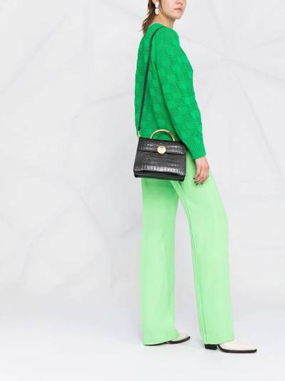 Moschino crocodile-effect tote bag outlook