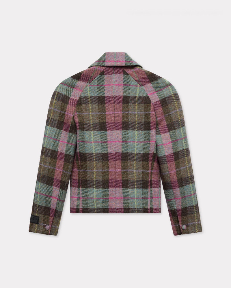 KENZO Tailored jacket in harris tweed outlook