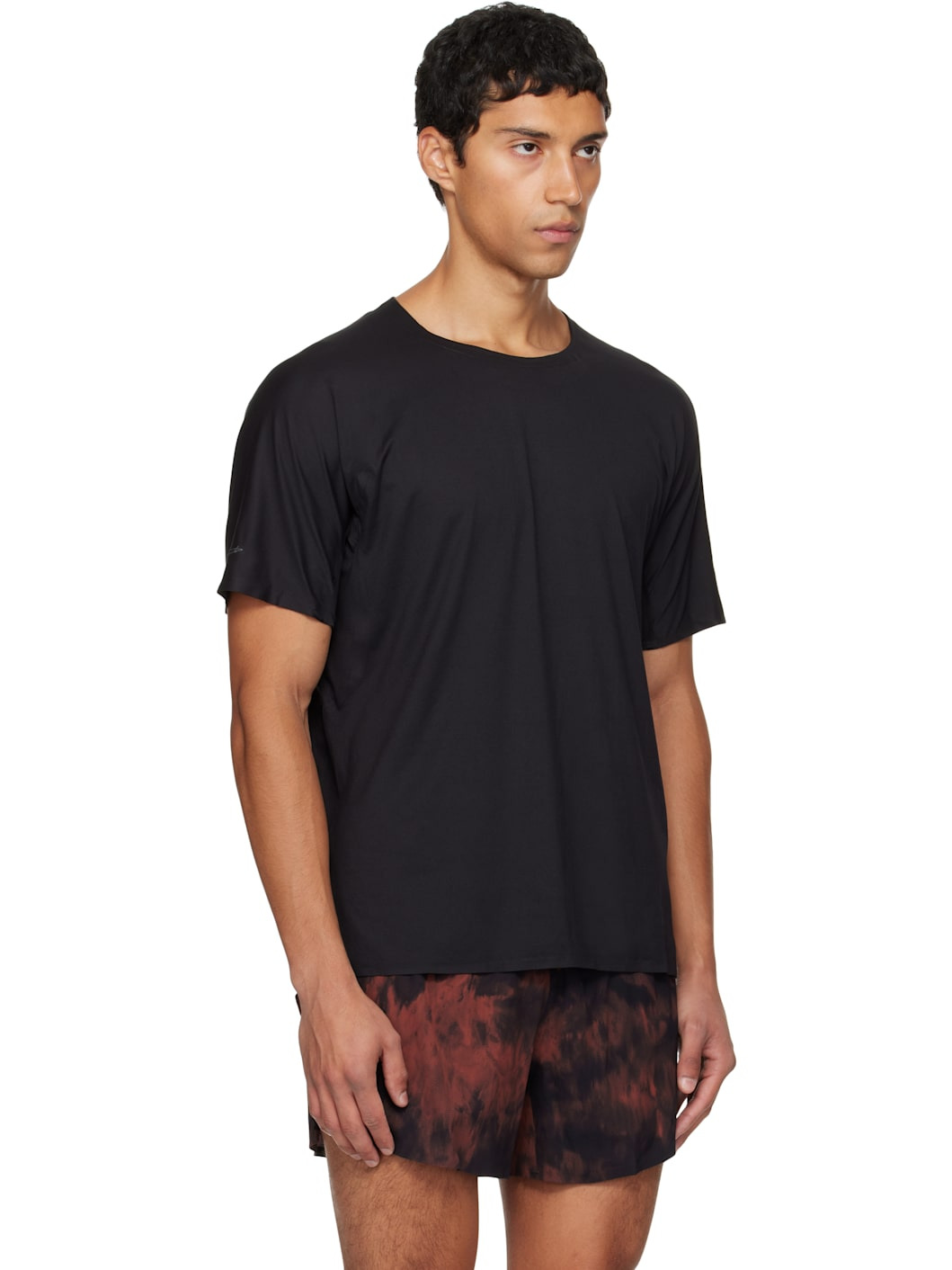 Black Running Short Sleeve T-shirt - 2