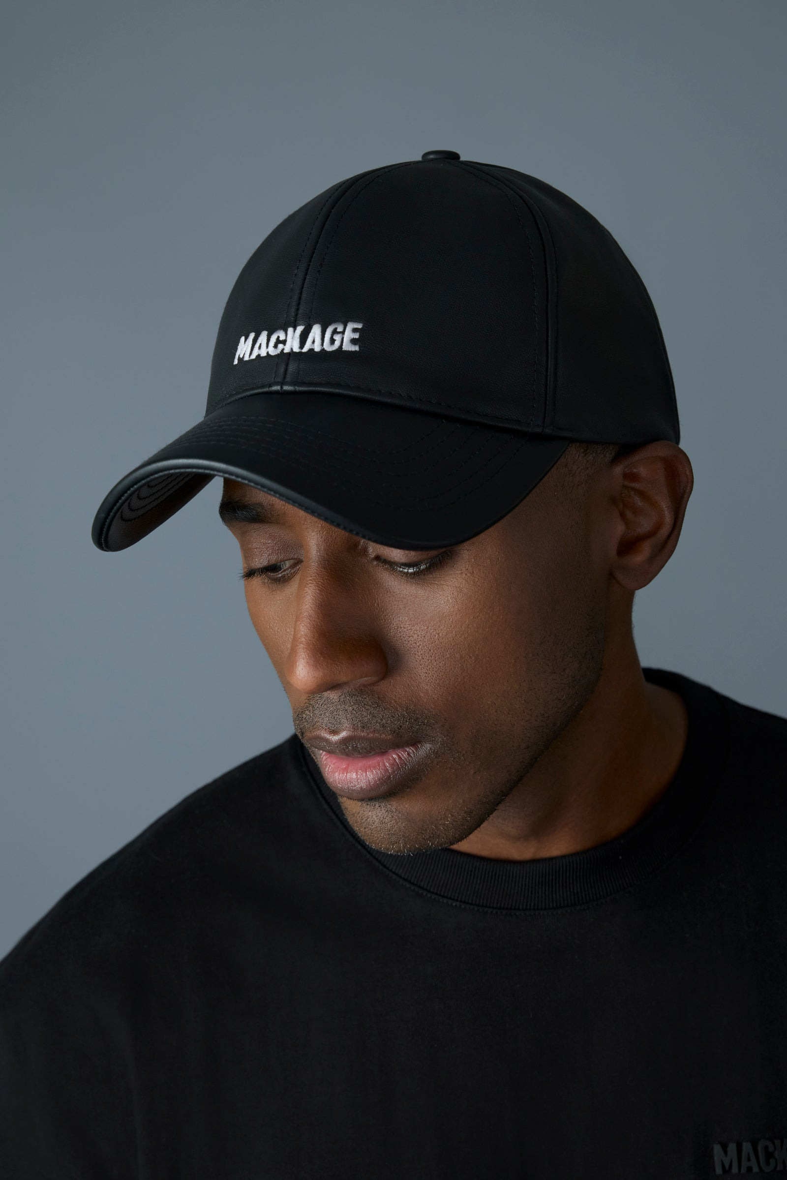 ANDERSON-L Leather Logo Cap - 3