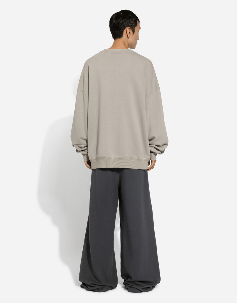 Round-neck sweatshirt with Dolce&Gabbana logo print 3