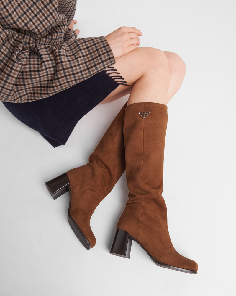 Prada Suede boots outlook