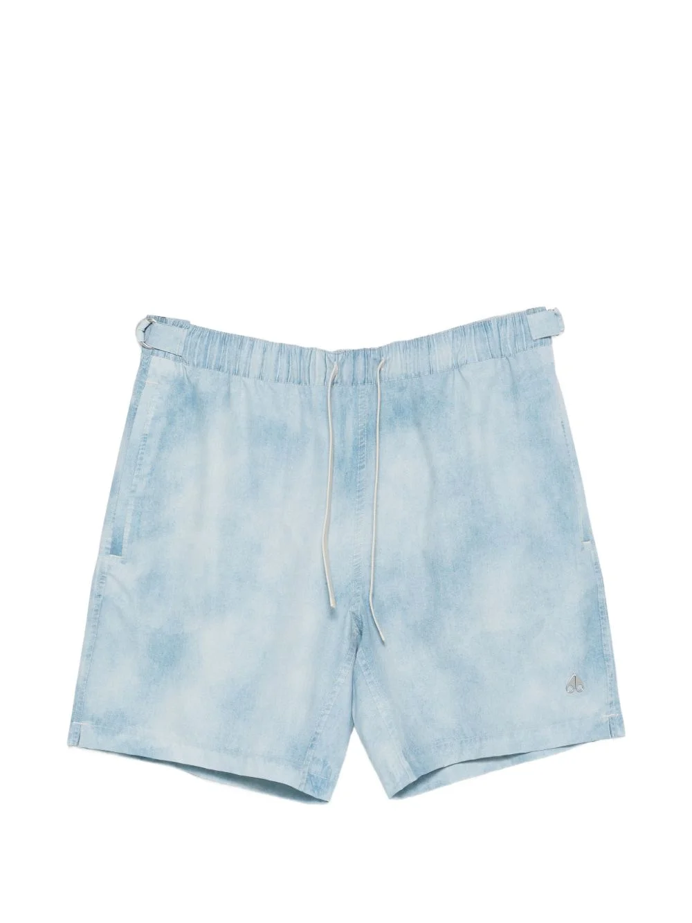 denim print swim shorts - 1