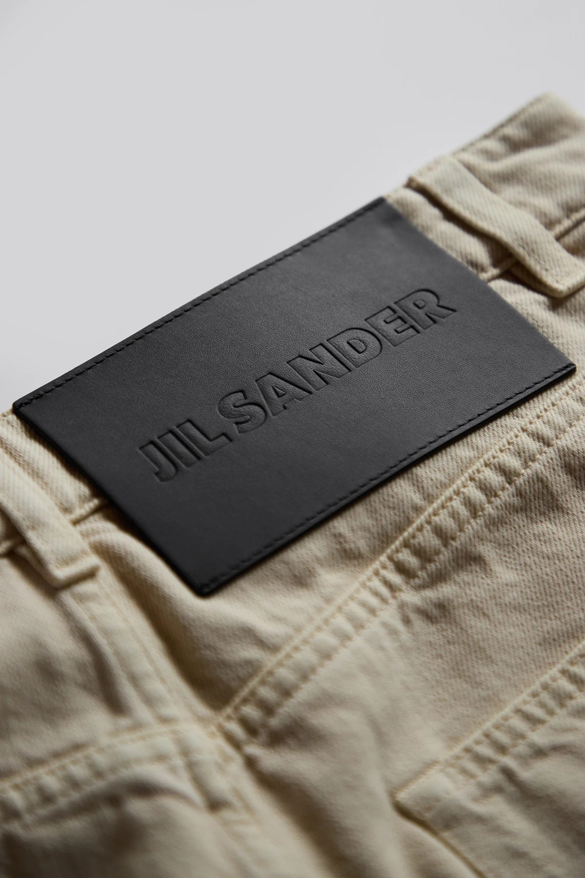 Jil Sander Relaxed Denim Trouser Oat - 5