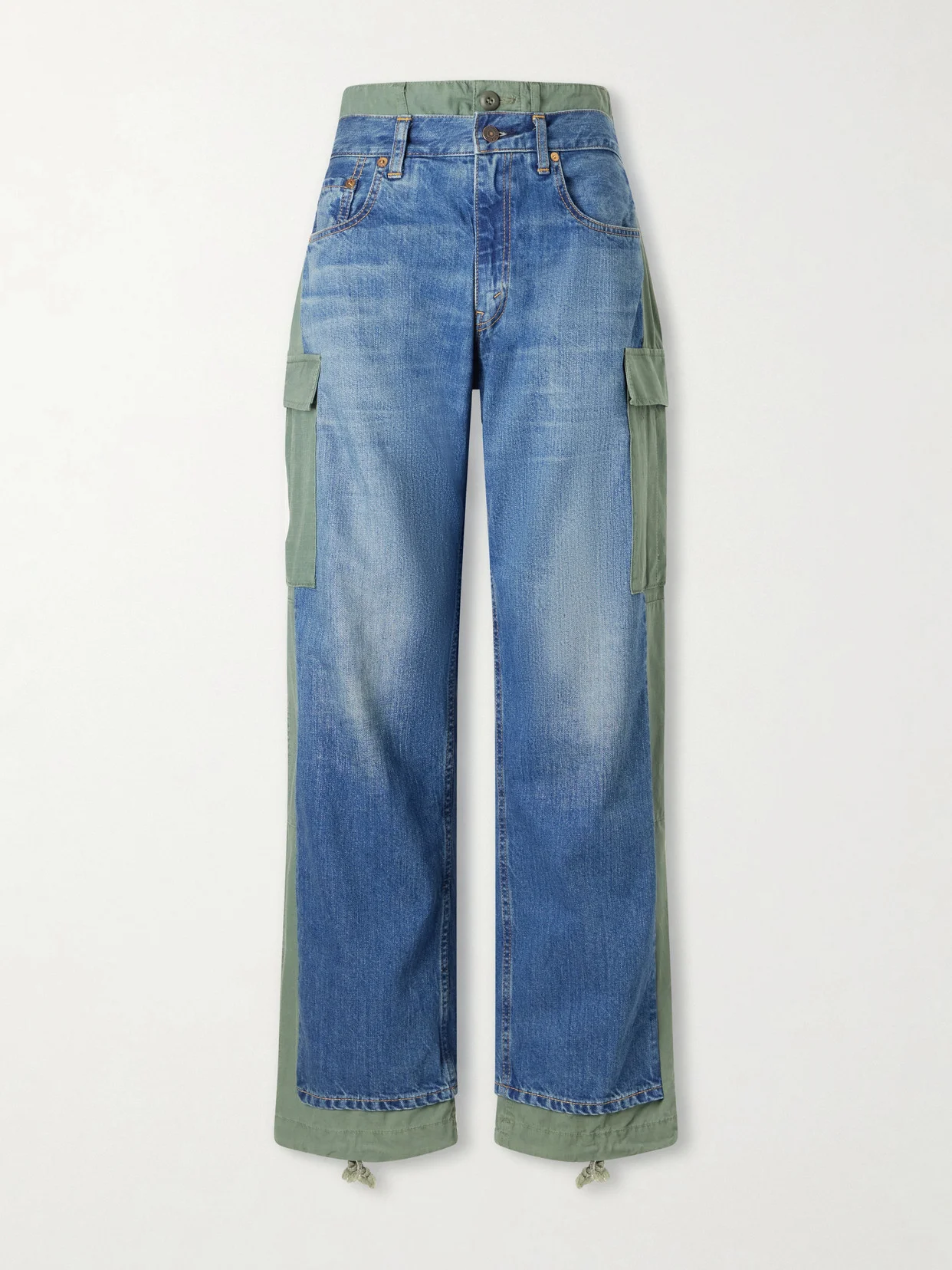 + Levi's Ripstop-trimmed Mid-rise Straight-leg Jeans - 1