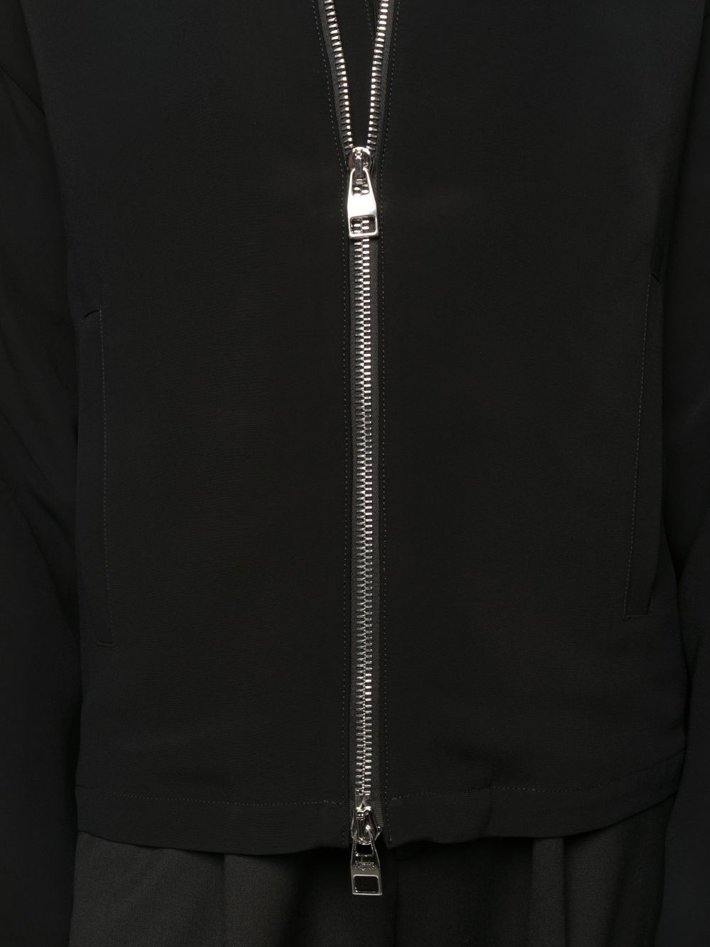high-neck zipped jacket - 5