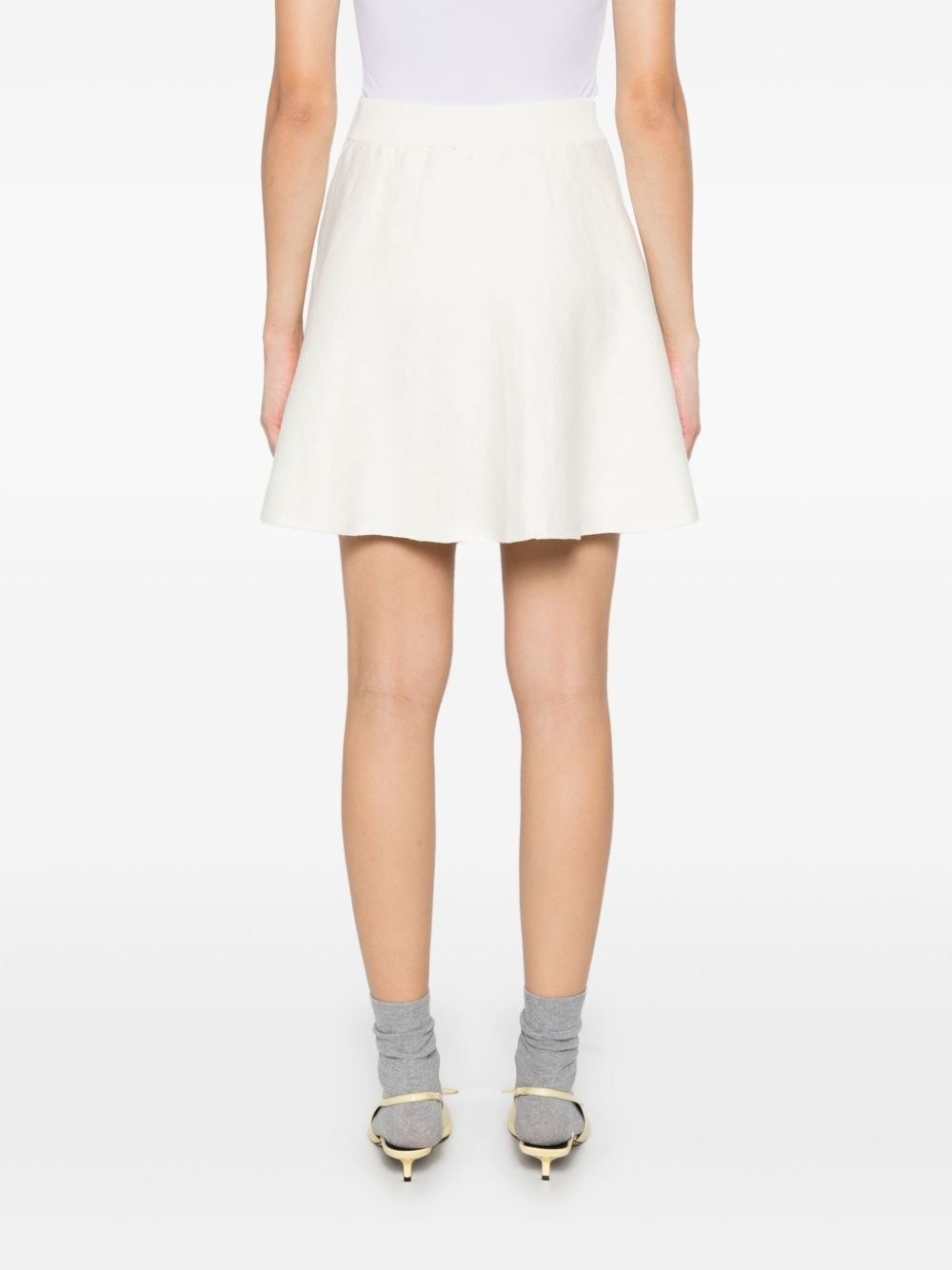 firm-knit mini skirt - 4