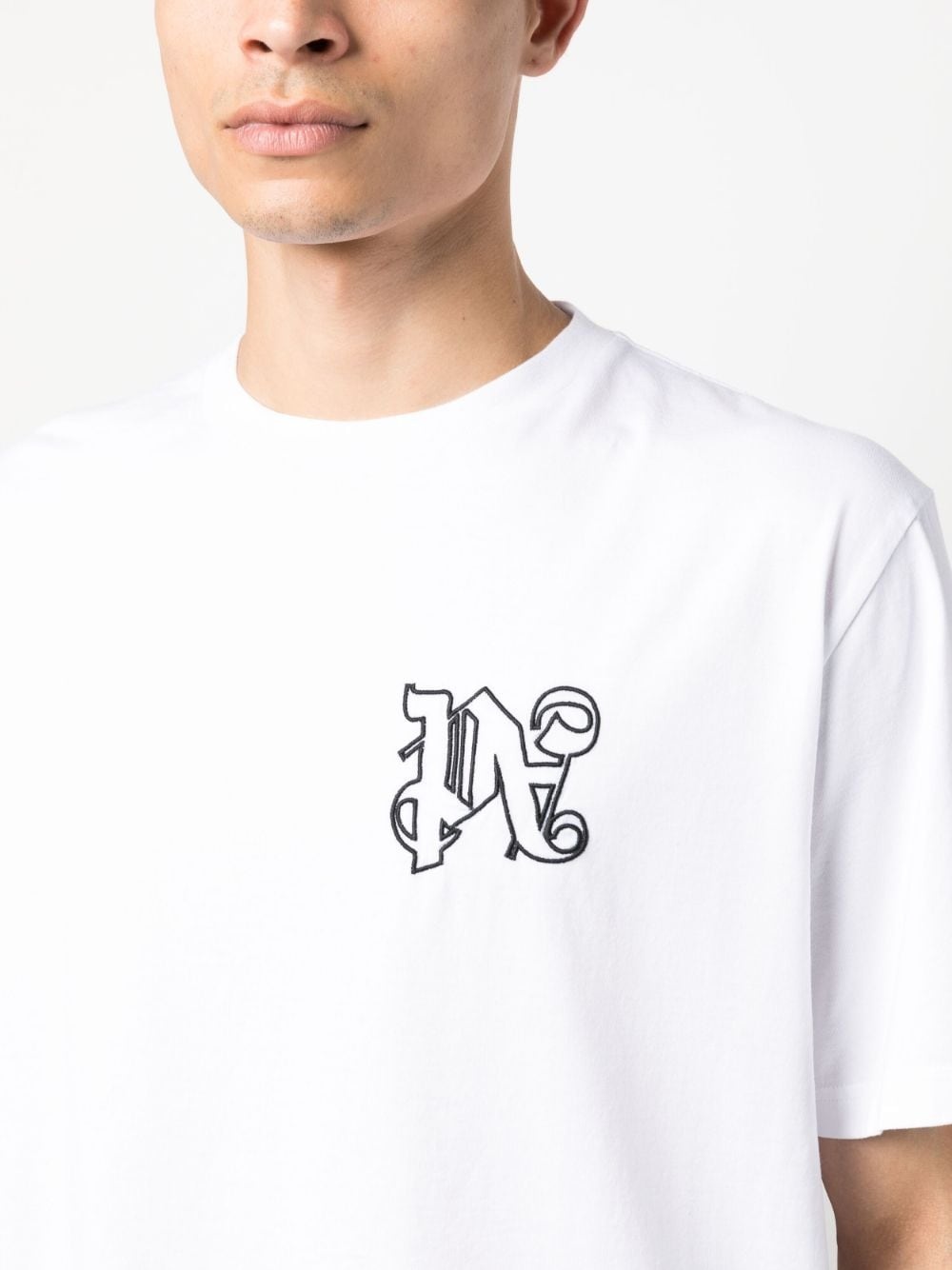 monogram cotton T-shirt - 5