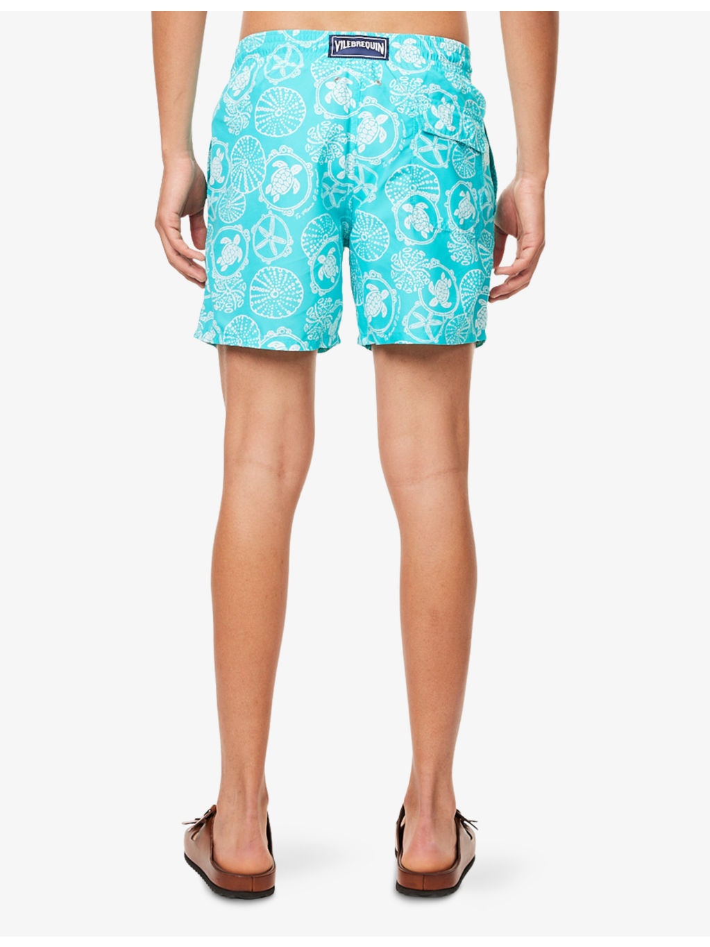 Vilebrequin x Te Mana O Te Moana Moorea Graphic-Print Swim Shorts - 4