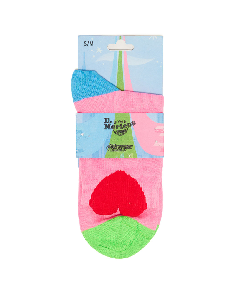 Jacquard Heart Powerpuff Girls Socks 5