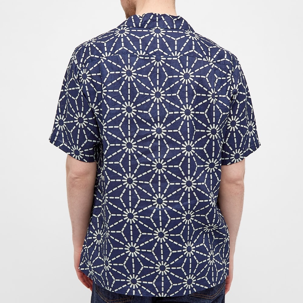 Blue Blue Japan Asanoha Pattern Vacation Shirt - 5