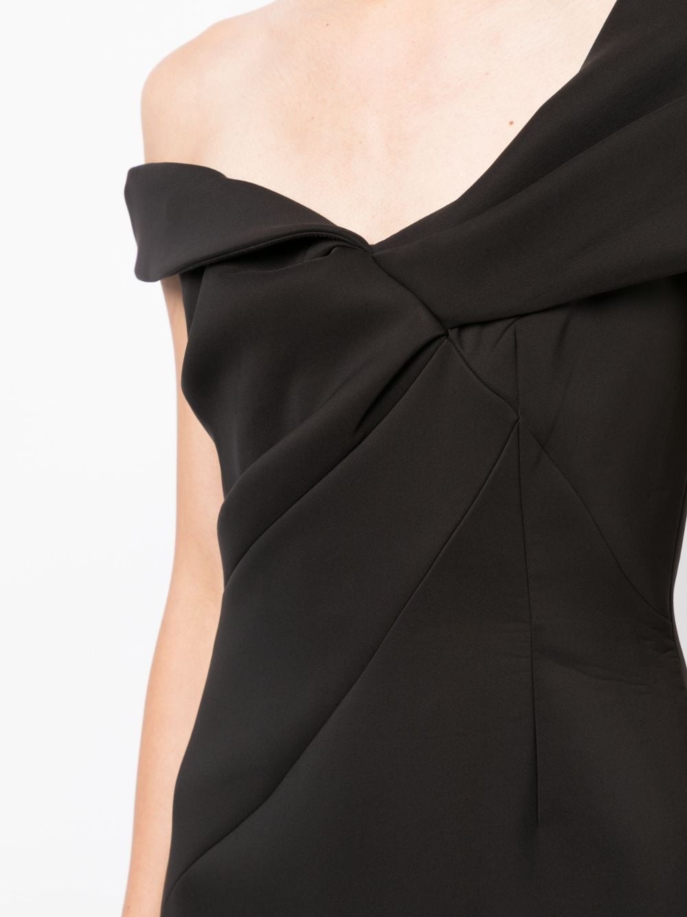 Matteo drape-detail asymmetric dress - 5