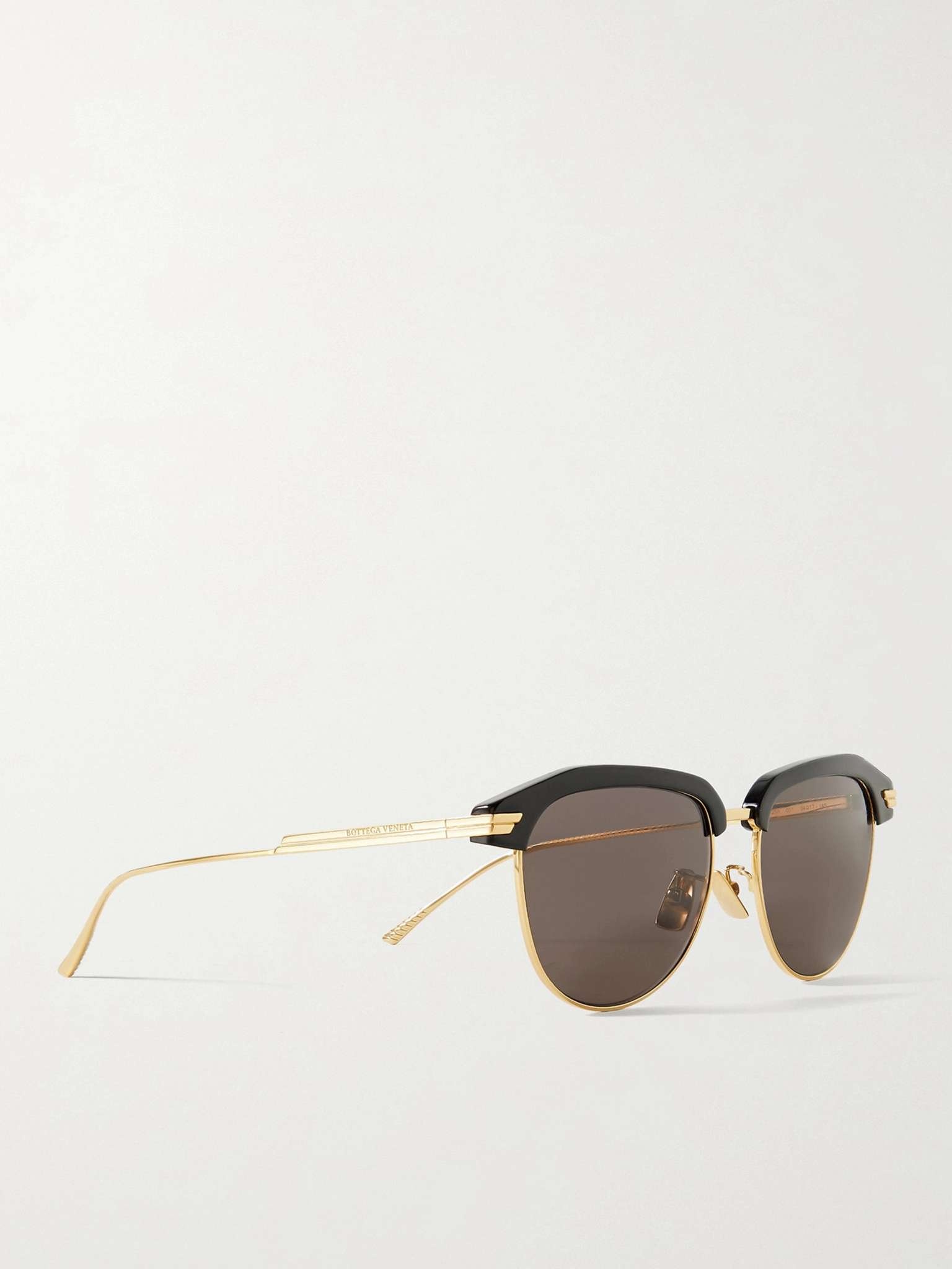 D-Frame Acetate and Metal Sunglasses - 3